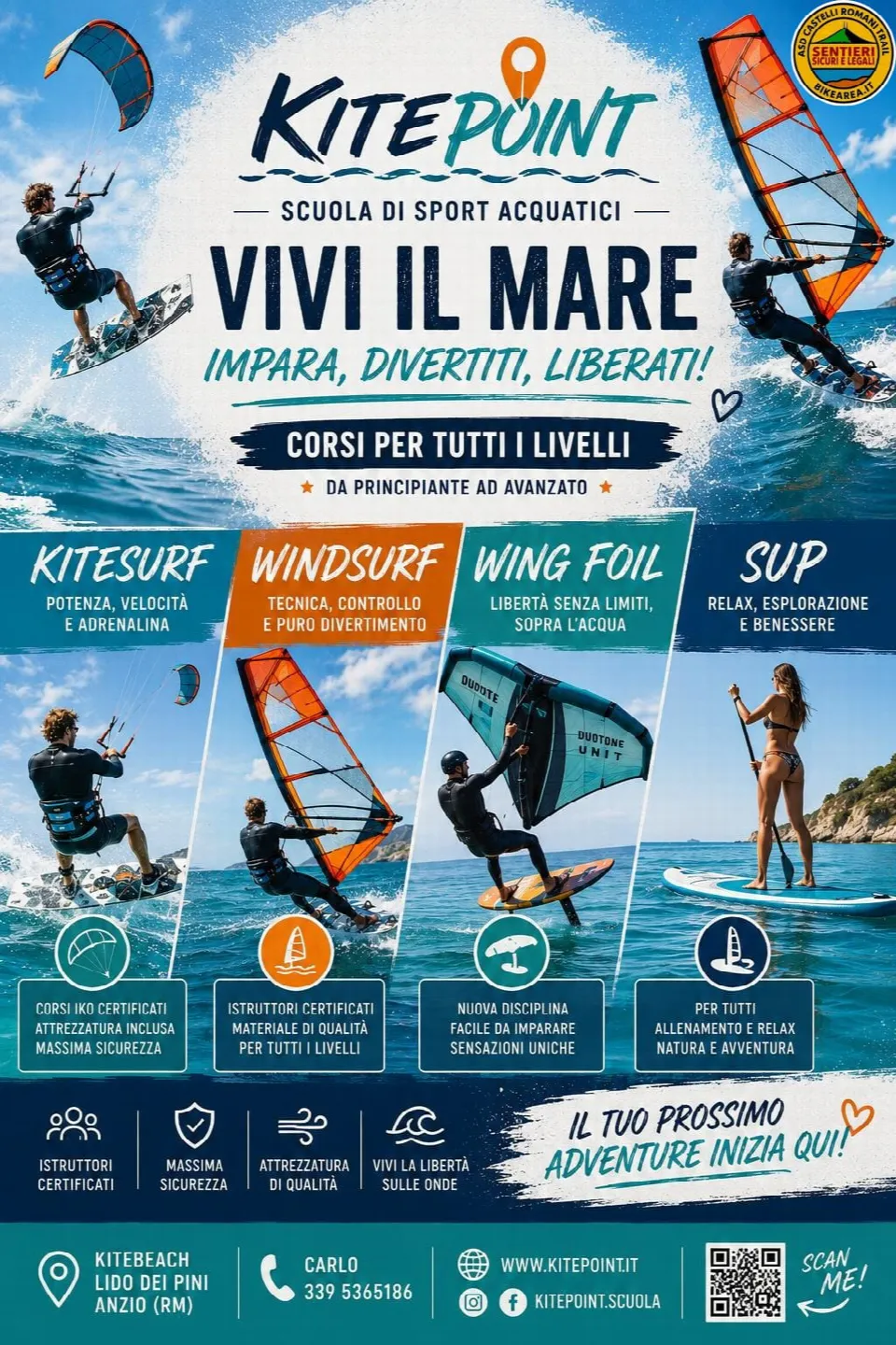 Locandina della convenzione con Kitepoint